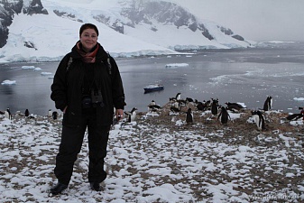 Руководитель фонда «Красивые дети в красивом мире» Виктория Синицына в Антарктиде
